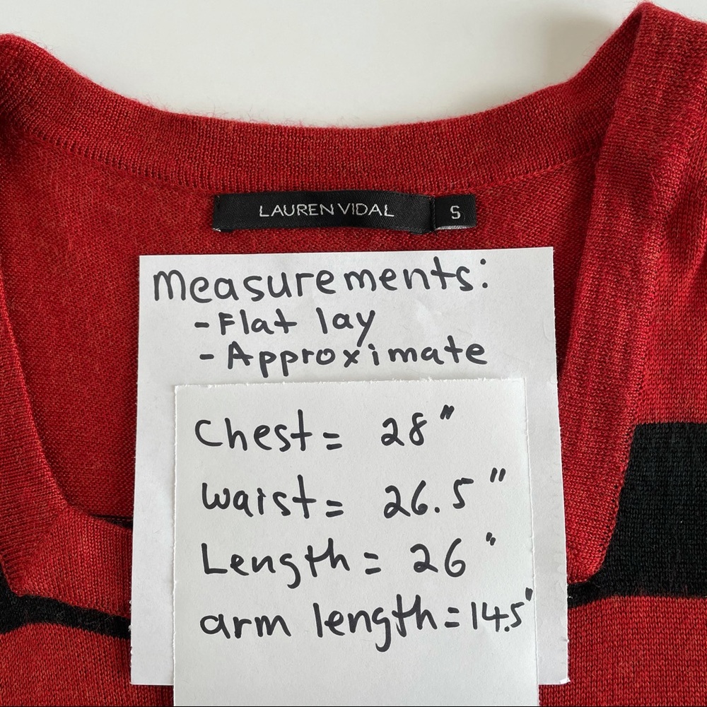 Lauran Vidal Red And Black (With Sequins) Sweater - image 5